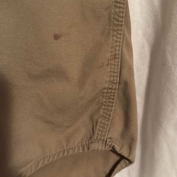 Carhartt Men's Sz XL Rugged Flex Relaxed Fit Midweight Canvas Short-Sleeve Shirt - Picture 7 of 8